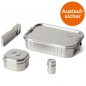 Preview: Lunchbox Marmita+ BX021 vierteilig 1000 ml aus Edelstahl von ECO BROTBOX