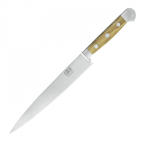 Zubereitungsmesser mittel X765/21 von GÜDE, Serie Alpha Olive, 21 cm Klinge