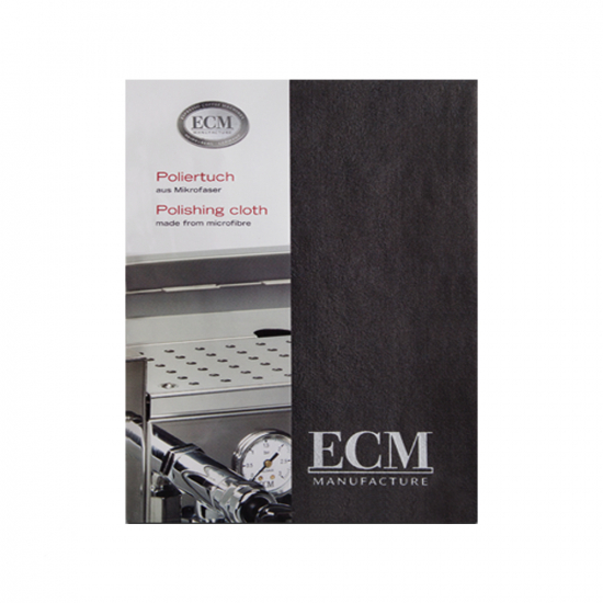 Poliertuch aus Polyester (Mikrofaser) mit Logo von ECM
