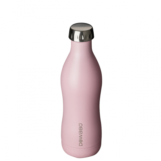 Isolierflasche Dowabo 500 ml Flamingo Edelstahl 100% dicht von DOWABO