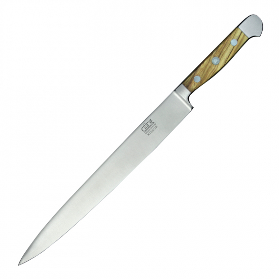 Zubereitungsmesser groß X765/26 von GÜDE, Serie Alpha Olive, 26 cm lange Klinge