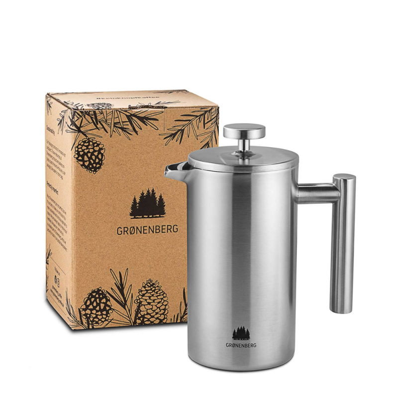 French Press, 600 ml, Edelstahl, von GRØNENBERG