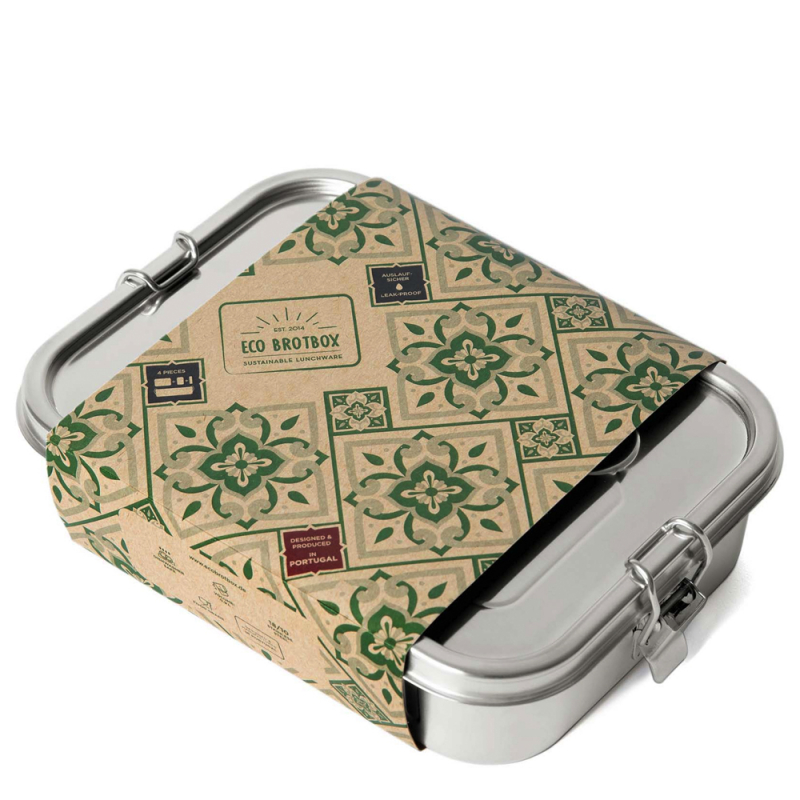 Lunchbox Marmita+ BX021 vierteilig 1000 ml aus Edelstahl von ECO BROTBOX