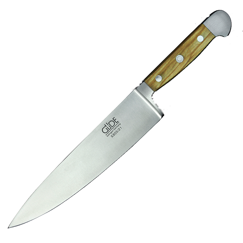 Kochmesser mittel X805/21 von GÜDE, Serie Alpha Olive, 21 cm Klinge